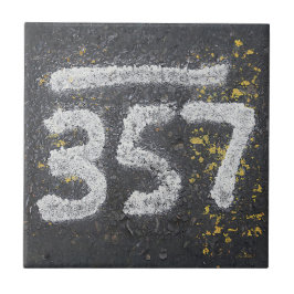 357 Metselaars- en engelennummer Tegeltje