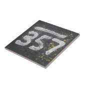357 Metselaars- en engelennummer Tegeltje (Zijkant)