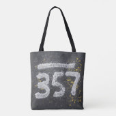 357 Metselaars- en engelennummer Tote Bag (Achterkant)