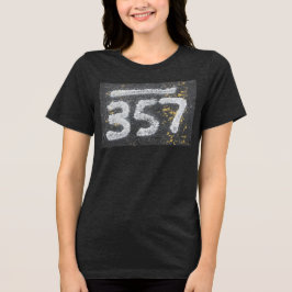 357 Metselaars- en engelennummer Tri-Blend Shirt