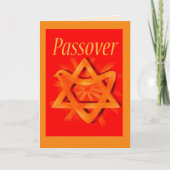 3583 Passover Red Gold Kaart (Voorkant)