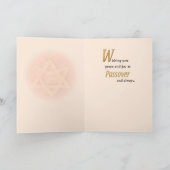 3583 Passover Red Gold Kaart (Binnen)