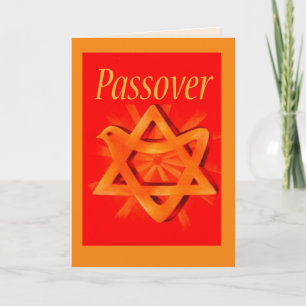 3583 Passover Red Gold Kaart
