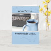 3593 Admin Pro Dag Koffiecomputer Kaart (Gele Bloem)