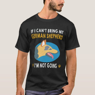 35 Als ik mijn Duitse Herdershond niet kan meeneme T-shirt