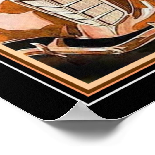 "35 Auburn Boat Tail Advertisement Poster (Hoek)