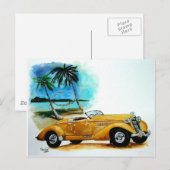 "35 Auburn Classic Briefkaart (Voorkant / Achterkant)