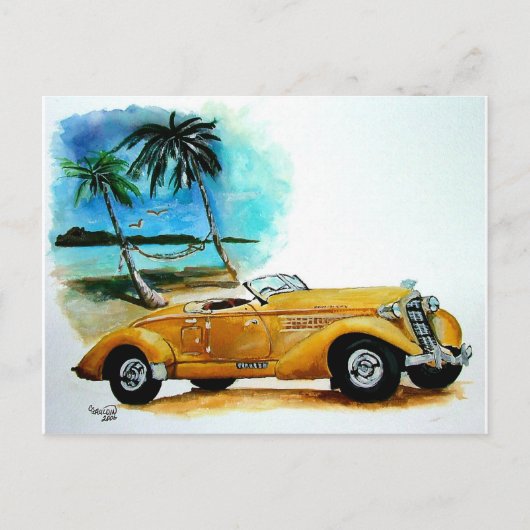 "35 Auburn Classic Briefkaart (Voorkant)