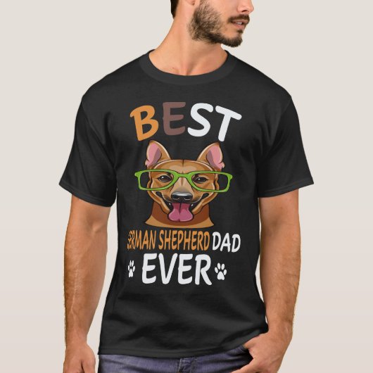 35 Beste Duitse Herders Vader Ooit Duitse Herder T-shirt (Voorkant)
