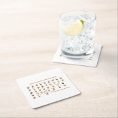 35 Beste voedingsmiddelen die helpen cholesterol t Kartonnen Onderzetters (Insitu)