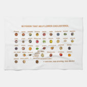 35 Beste voedingsmiddelen die helpen cholesterol t Theedoek (Horizontaal)