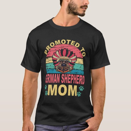 35 Bevorderd tot Duitse Herdersmoeder Duitse Herde T-shirt (Voorkant)