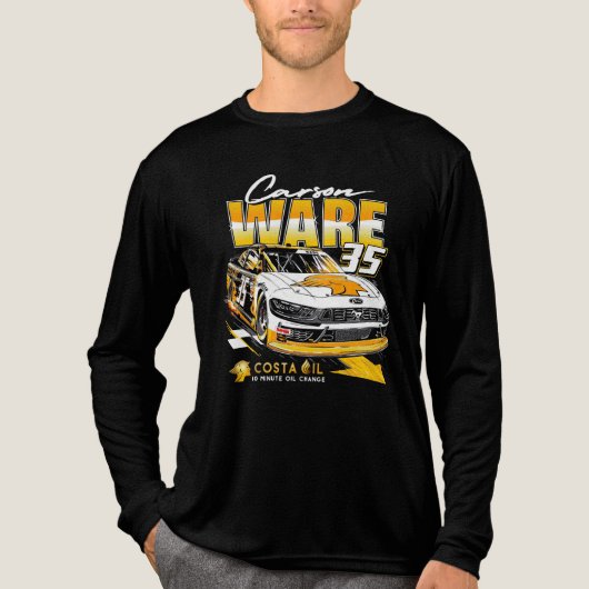 #35 Carson Ware Racing Shirt met lange mouwen – Co (Voorkant volledig)