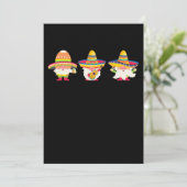 35.Cinco de Mayo Three Mexican Gnomes Graphic Gnom Save The Date (Staand voorkant)