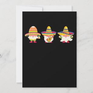 35.Cinco de Mayo Three Mexican Gnomes Graphic Gnom Save The Date