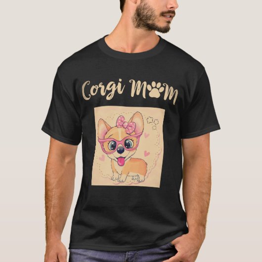 35 Corgi Moeder Corgi T-shirt (Voorkant)
