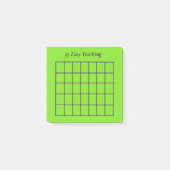 35 dagen Tracker Groene Sticky Notes (Voorkant)