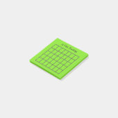 35 dagen Tracker Groene Sticky Notes (Schuin)