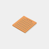 35 dagen Tracker Sinaasappel Sticky Notes (Schuin)