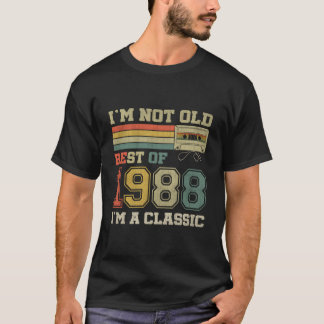 35 Decoraties Best Of 1988 Verjaardag 35ste T-shirt