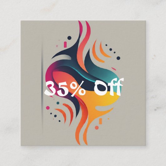 35% enorme besparingen wachten op u! kortingskaartje (Voorkant)