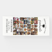 35 foto - Afstuderen Modern Minimaal Wit Spandoek (Horizontaal)