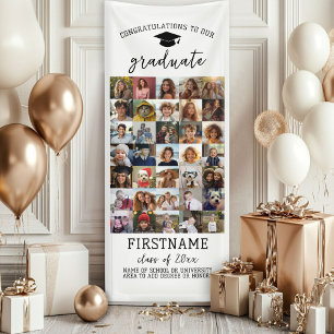 35 Foto - Afstuderen Modern Minimaal Wit Spandoek