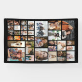 35 Foto Collage Aangepaste Verjaardagsbanner Spandoek (Horizontaal)