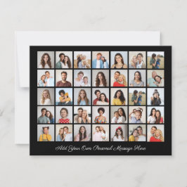 35 foto collage voeg je eigen groet toe feestdagenkaart