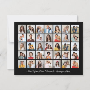 35 foto collage voeg je eigen groet toe feestdagenkaart