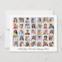 35 foto collage voeg je eigen groet toe