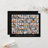 35 Fotocollage Voeg uw bewerkbare kleur op de groe Kaart (Voorkant / Achterkant in situ)