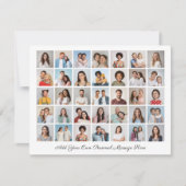 35 Fotocollage Voeg uw eigen groet toe Feestdagenkaart (Voorkant)