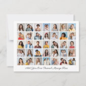 35 Fotocollage Voeg uw eigen Wenskaart toe (Voorkant)