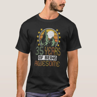 35 jaar 35e verjaardag 18 t-shirt