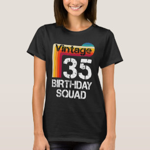 35 jaar  35e verjaardag van de geboorte t-shirt