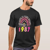 35 jaar Geweldige leopardregenboog 3 T-shirt (Voorkant)