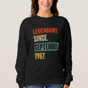 35 jaar oud 35e verjaardag legendarisch sinds sept trui