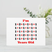 35 jaar oud Blk Red Kaart (Staand voorkant)