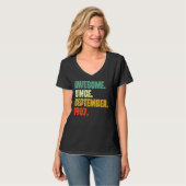 35 jaar oud Geweldige sinds september 1987 35e 2 T-shirt (Voorkant volledig)
