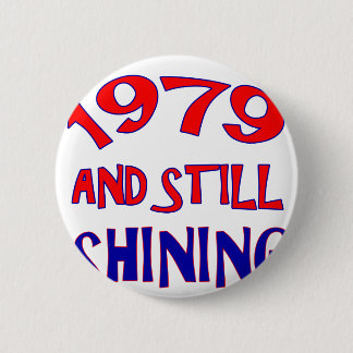 35 jaar Oude design Ronde Button 5,7 Cm