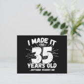 35 Jaar Oude Sarcastische Meme Funny 35e Verjaarda Briefkaart (Staand voorkant)