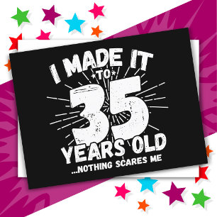 35 Jaar Oude Sarcastische Meme Grappige 35e Verjaa Briefkaart