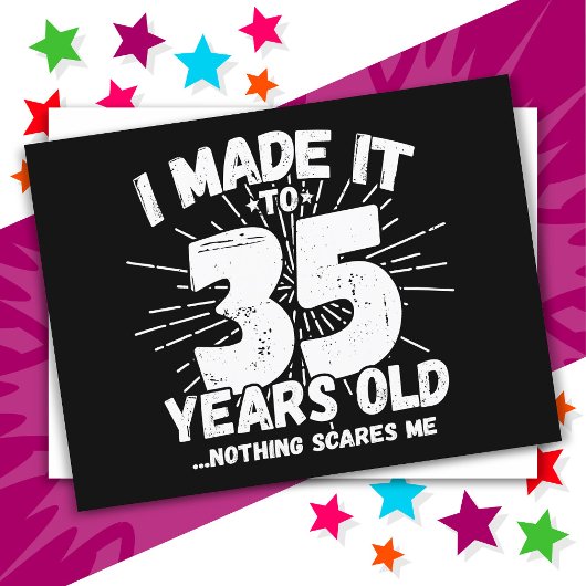 35 Jaar Oude Sarcastische Meme Grappige 35e Verjaa Briefkaart
