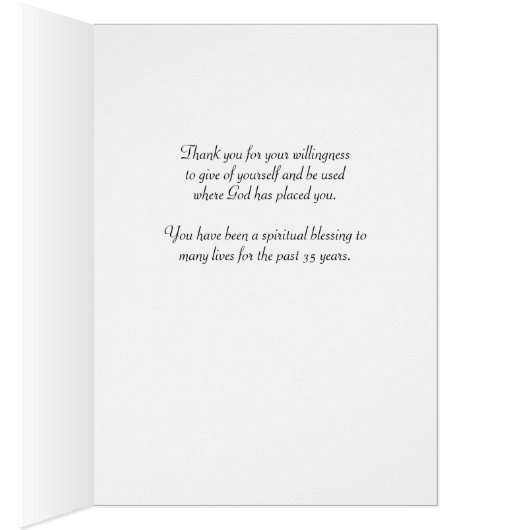 35 jaar Religieuze Service Larkspur Scripture (Binnen (Rechts))