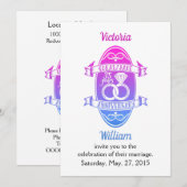 35 Jaar traditioneel koraal Jade 235e jubileum Kaart (Voorkant / Achterkant)