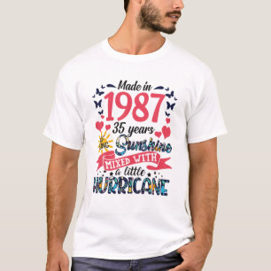 35 jaar zonneschijn 35e geboorte t-shirt