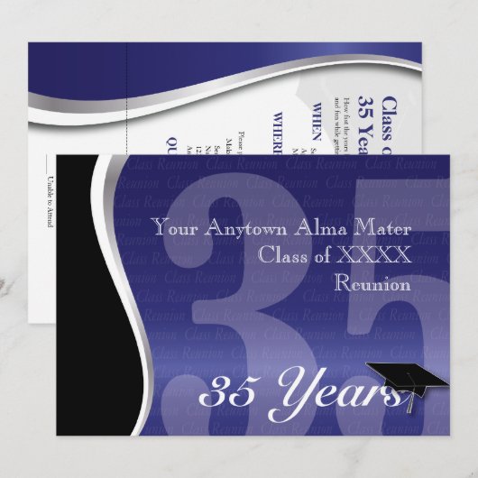 35-jarige vakbond kaart (Voorkant / Achterkant)