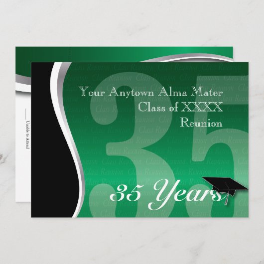 35-jarige vakbond kaart (Voorkant / Achterkant)