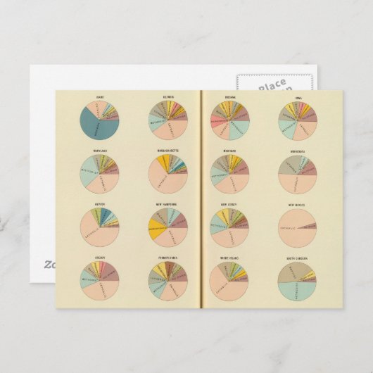 35 Kerklidmaatschap, staten 1890 Briefkaart (Voorkant / Achterkant)